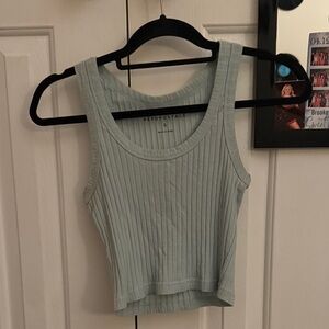 Aeropostale Mint Ribbed Tank Top